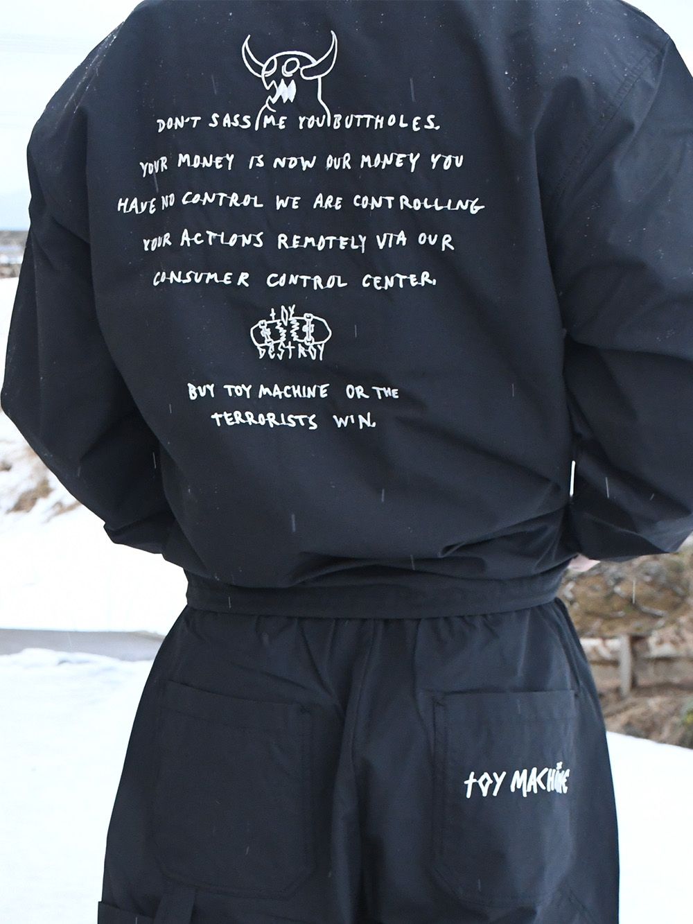 MARKED MONSTER COACH-JACKET
