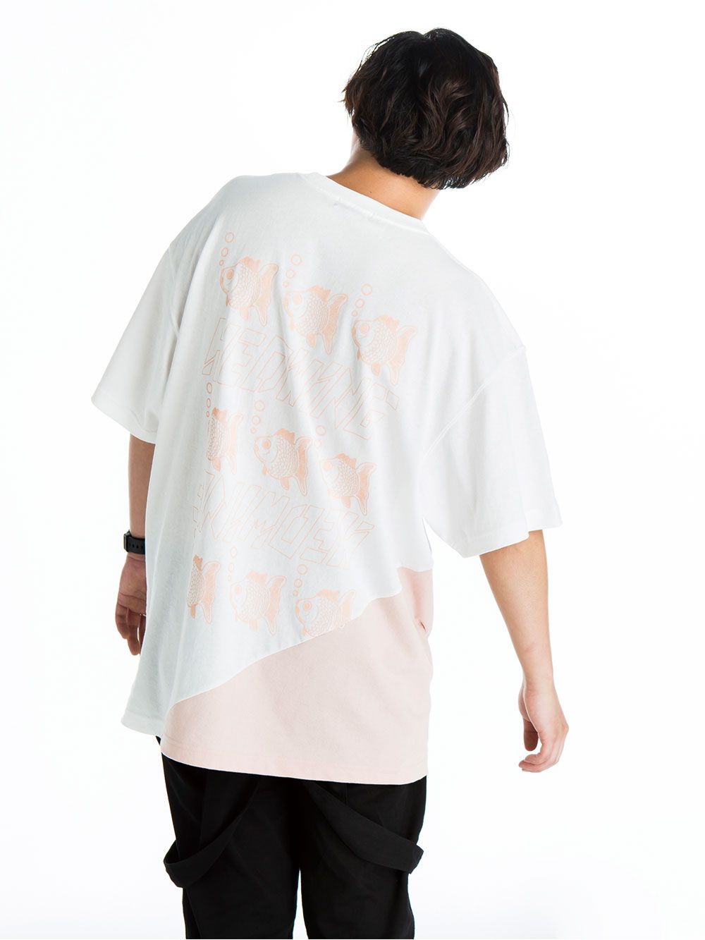Crosscut “KINGYO” Bigshilhouette T-shirt