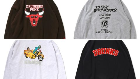 《PUNK DRUNKERS AW先行予約》トレーナー編