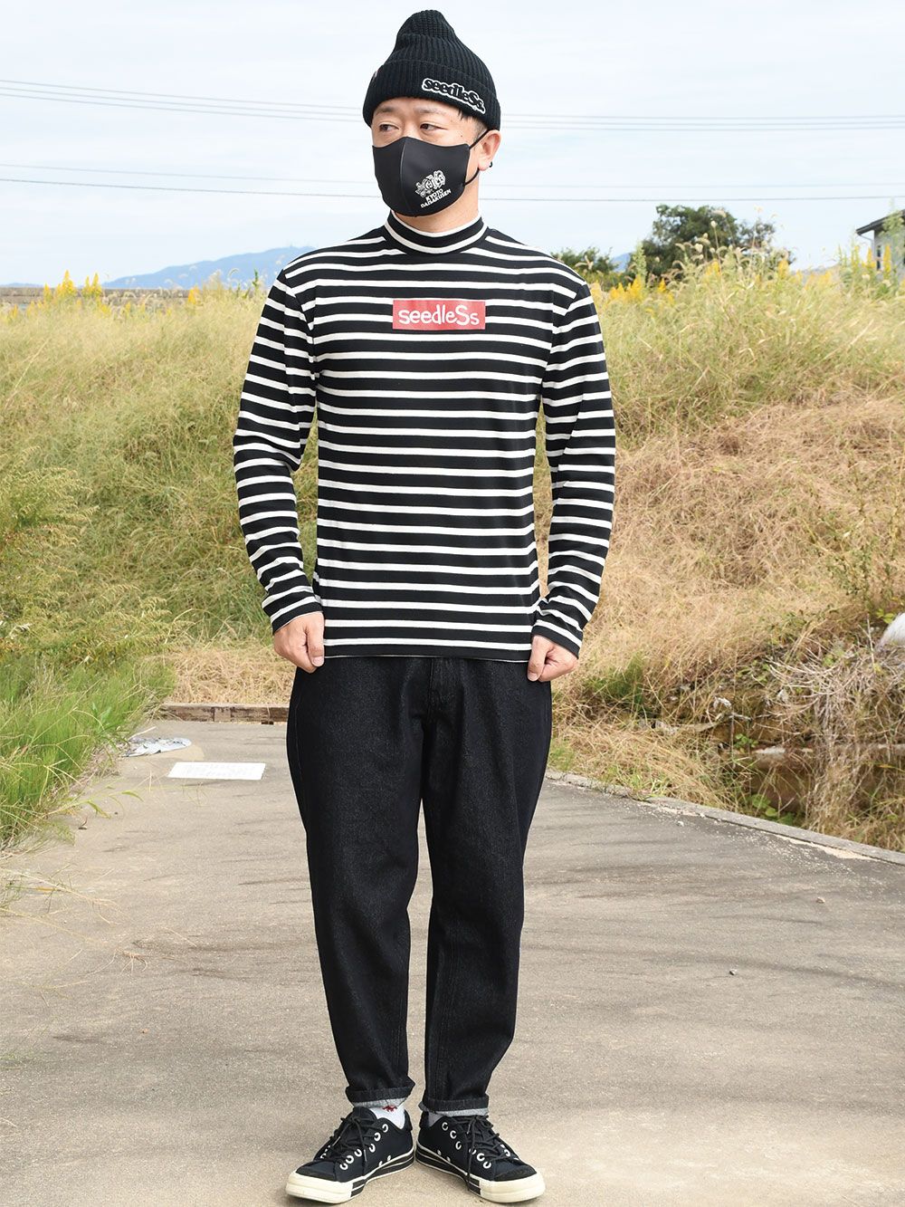 sd denim baggy pants