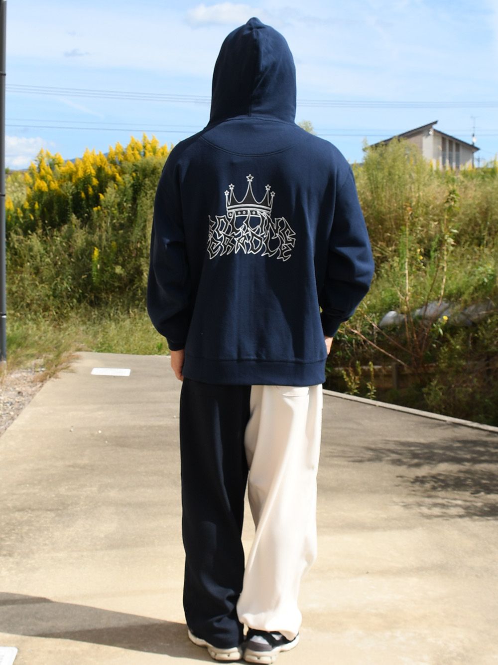 CROWN LOGO ZIP-HOODIE