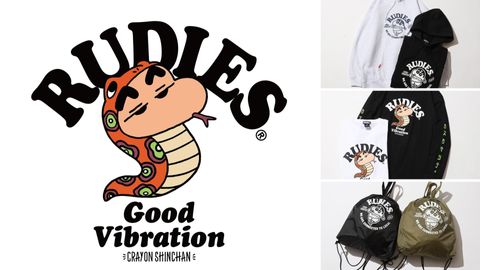 《RUDIE'SxCRAYON SHINCHAN》新作発売開始！