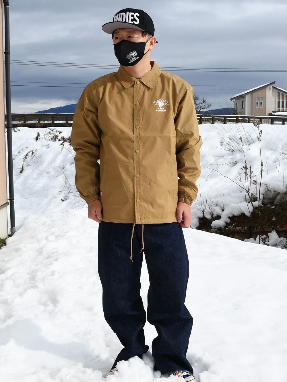 RUDIE'SxCRAYON SHINCHAN MOSH COACHJACKET