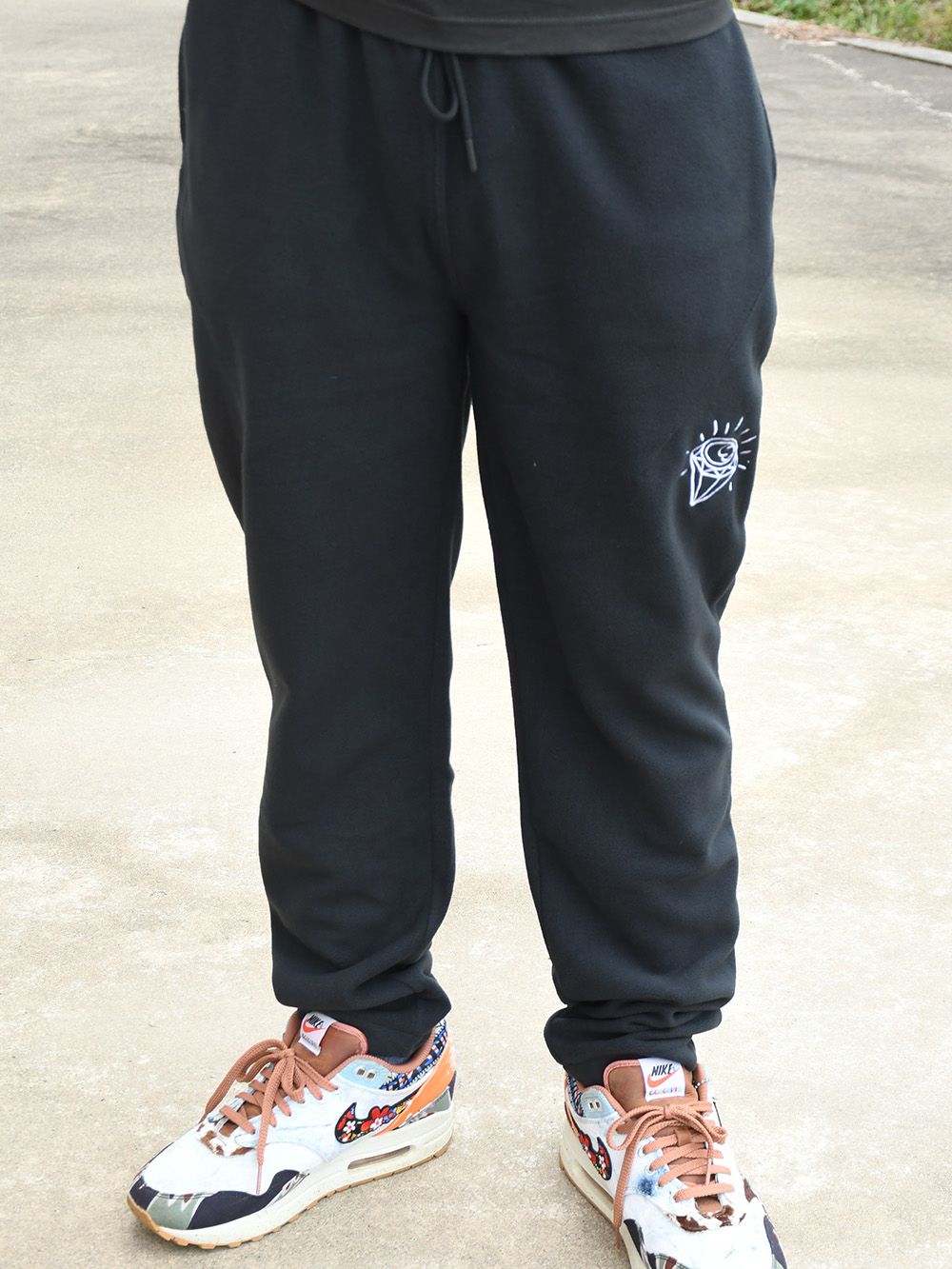 sd micro fleece taperd pants