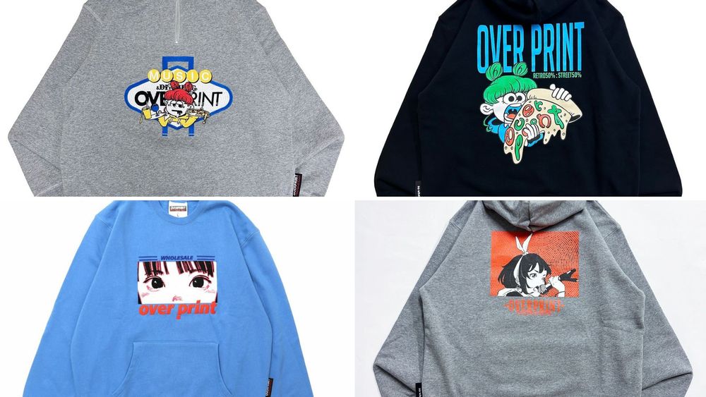《over print》新作入荷!