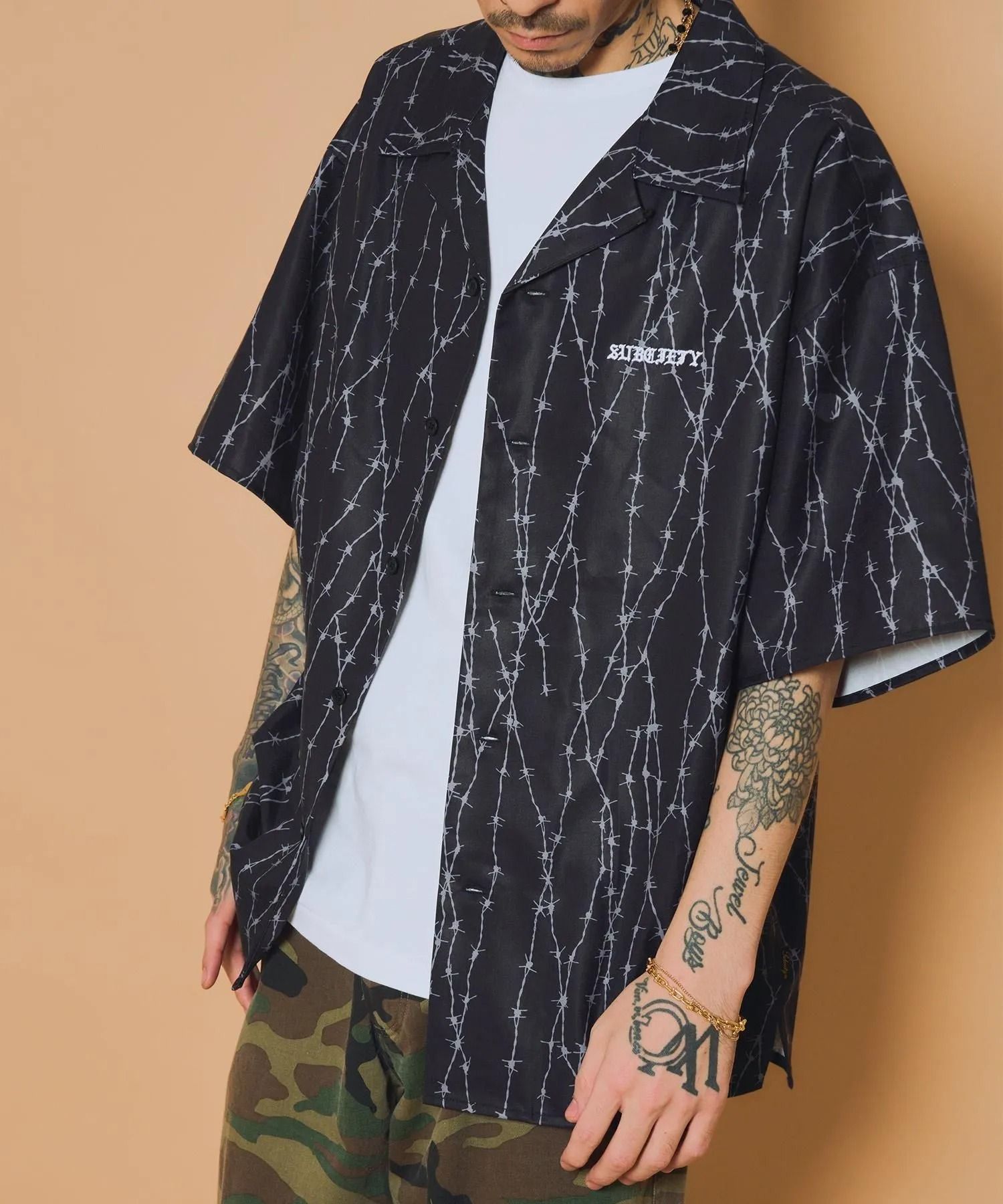 Barbed wire shirt