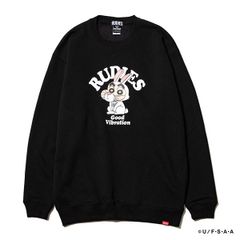 RUDIE'SxCRAYON SHINCHAN RABBIT CREW SWEAT