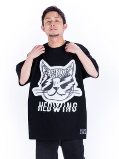 Vacation Cat Big Silhouette T-Shirt