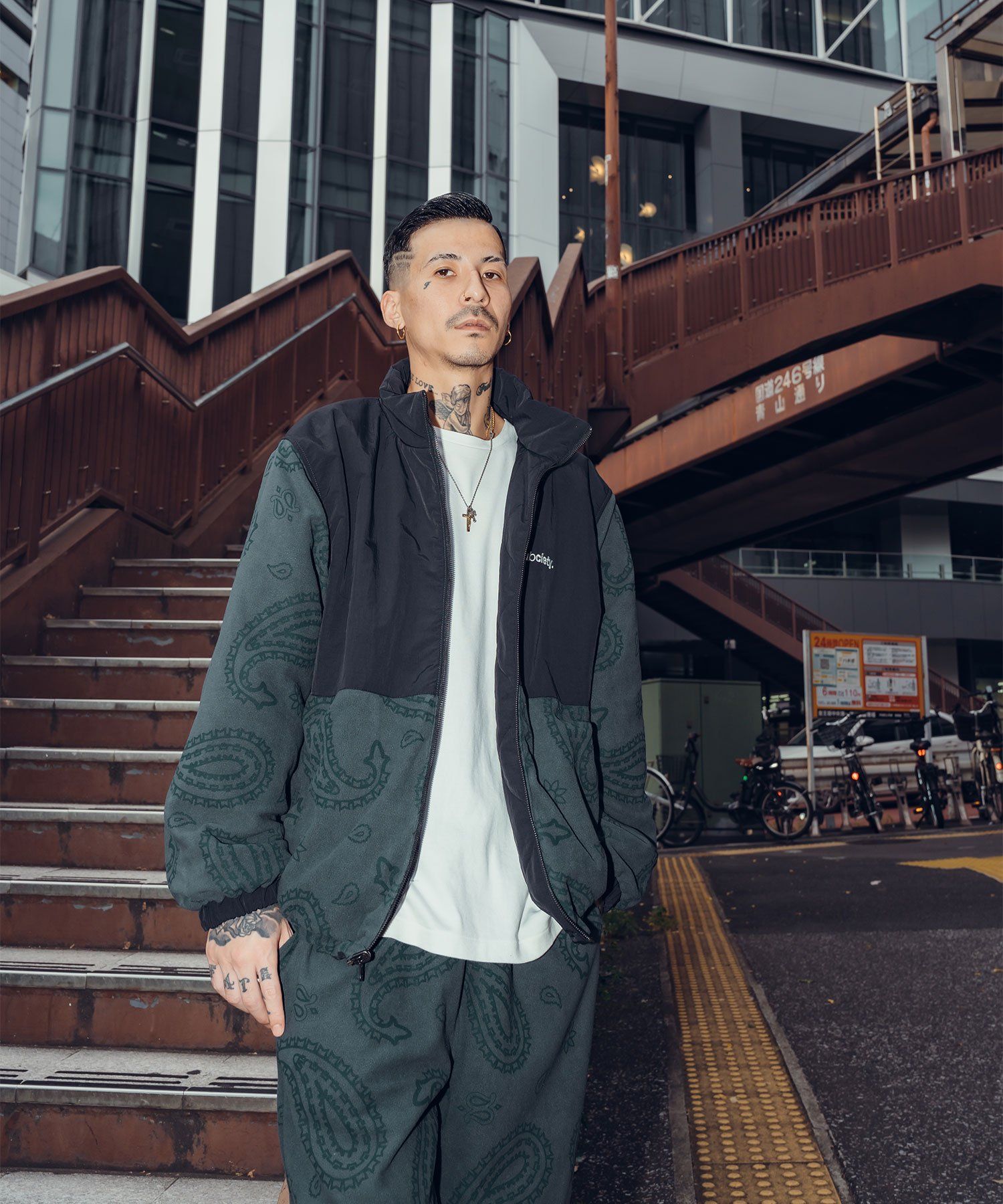 SUBCIETY - REVERSIBLE NYLON×FLEECE JKT | DOLL