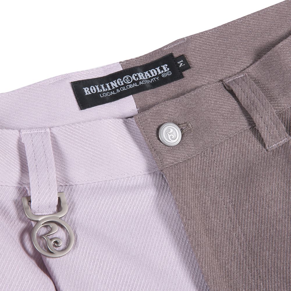 2TONE TUCK PANTS