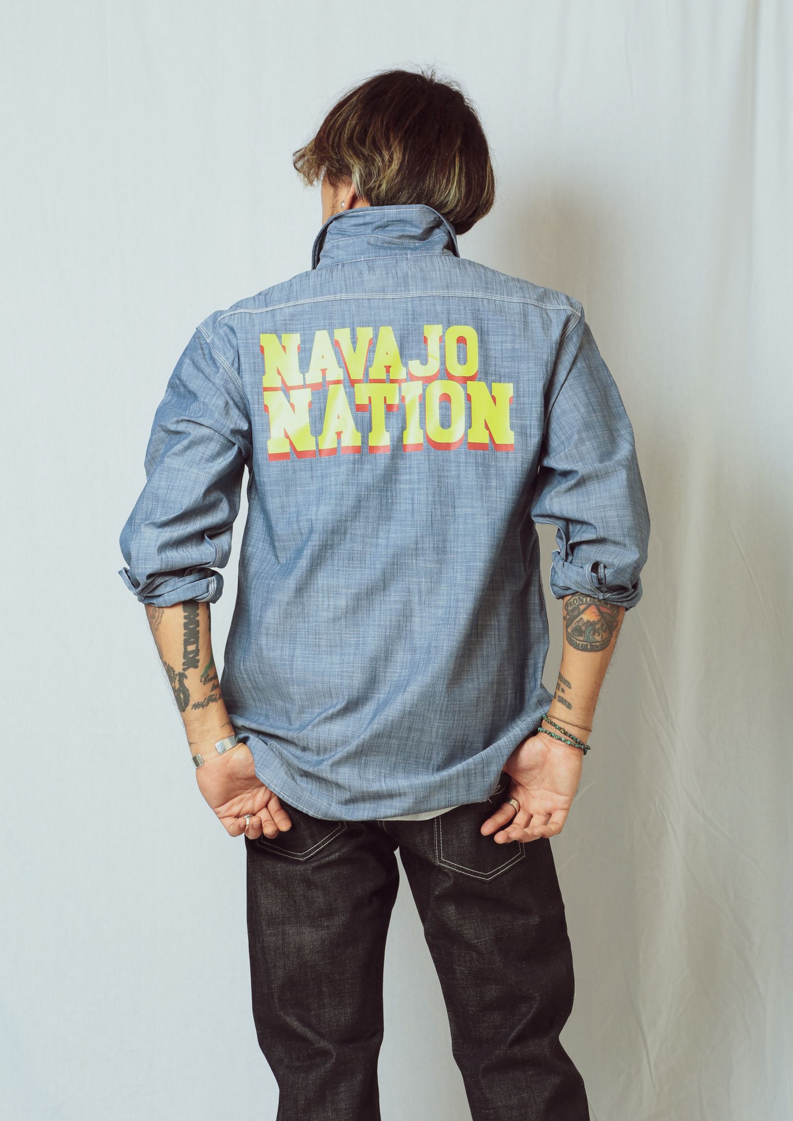 CHAMBRAY L/S SHIRTS - NAVAJO NATION -