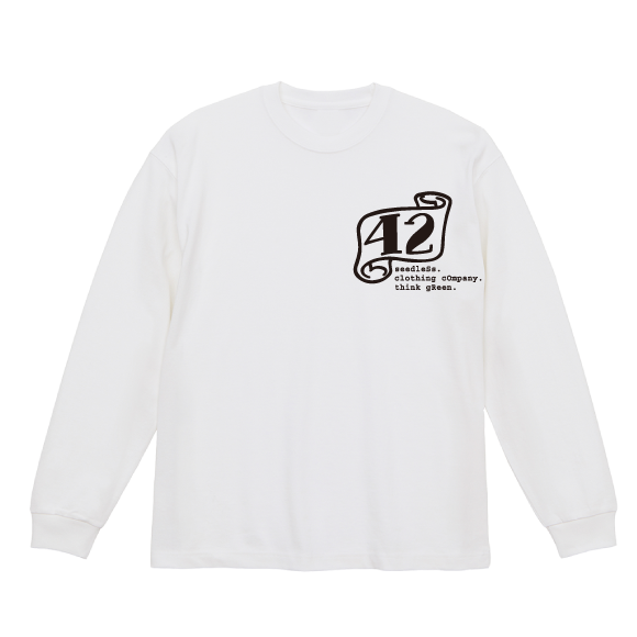 Rolling logo42  9.1oz LS tee