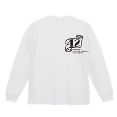 Rolling logo42  9.1oz LS tee