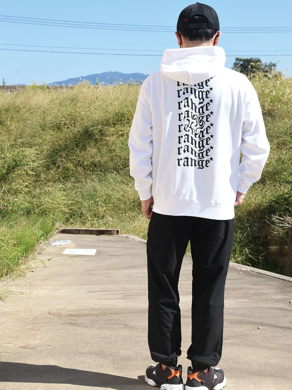 quarantine back print hoody