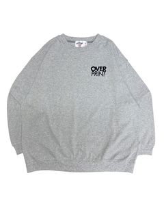 LOGO EMB SWEATSHIRTS LIKE L/S TEE