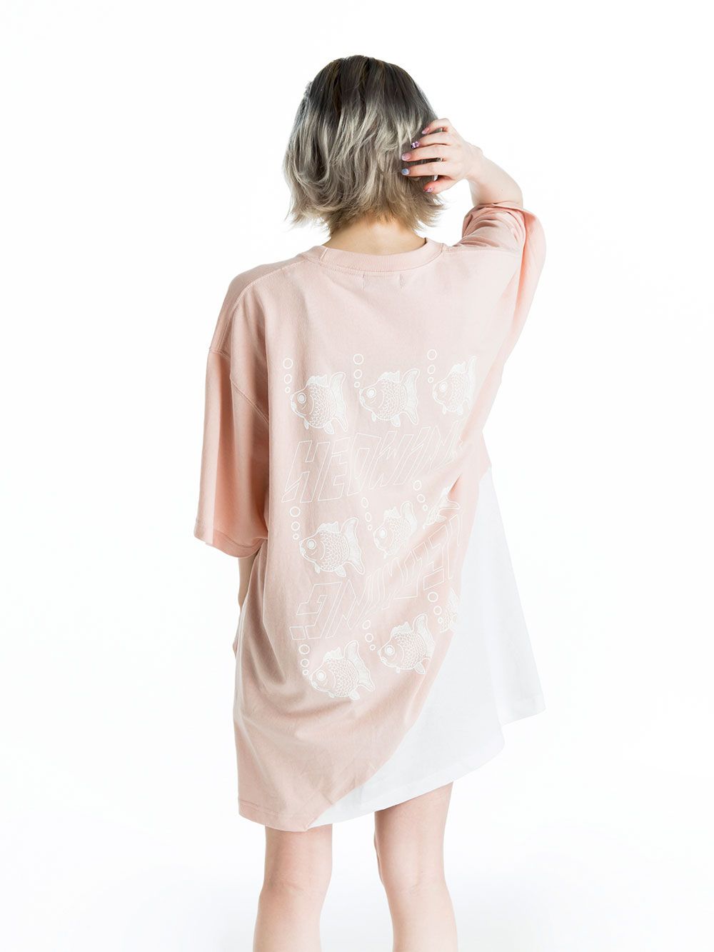Crosscut “KINGYO” Bigshilhouette T-shirt