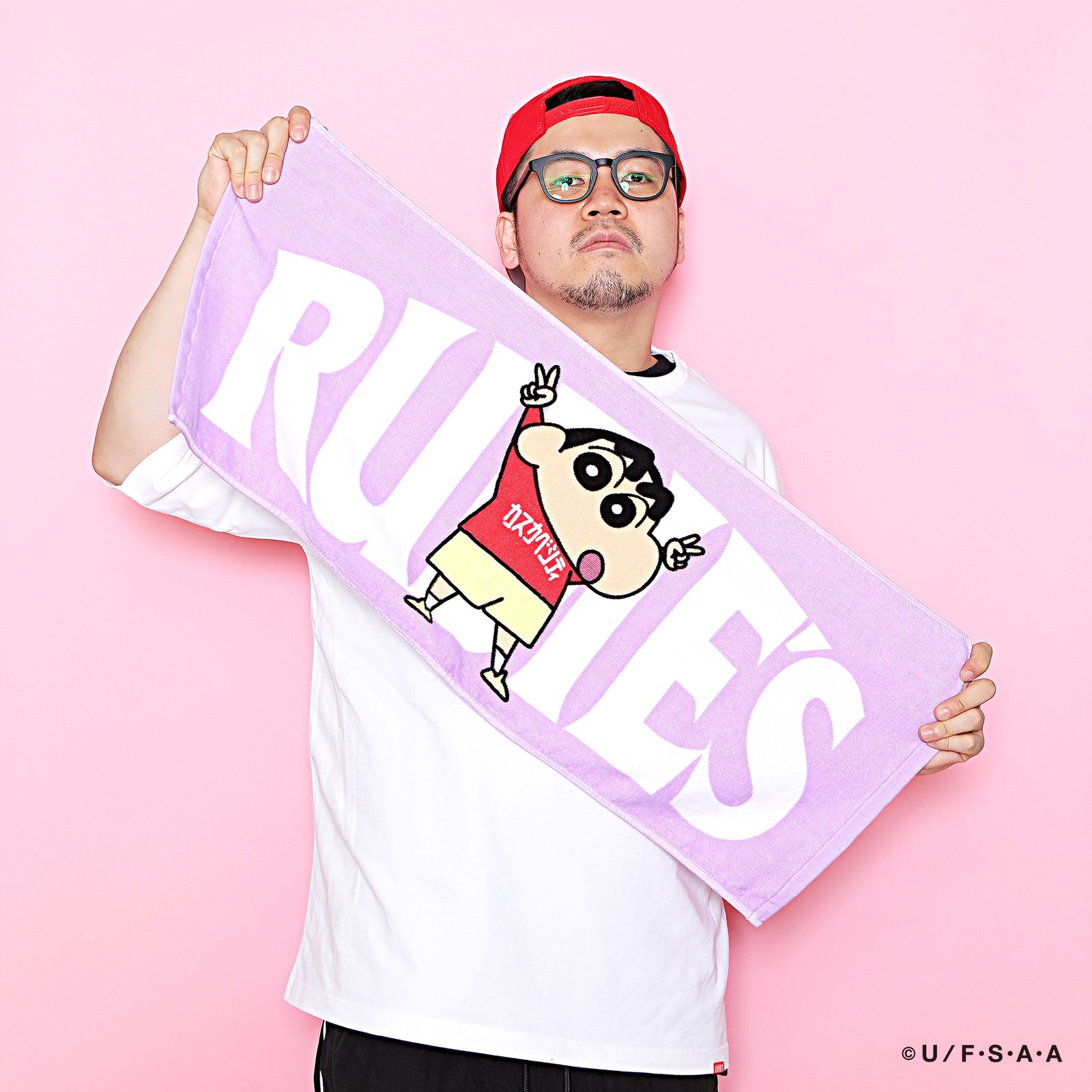 RUDIE'S x CRAYON SHINCHAN PEACE TOWEL