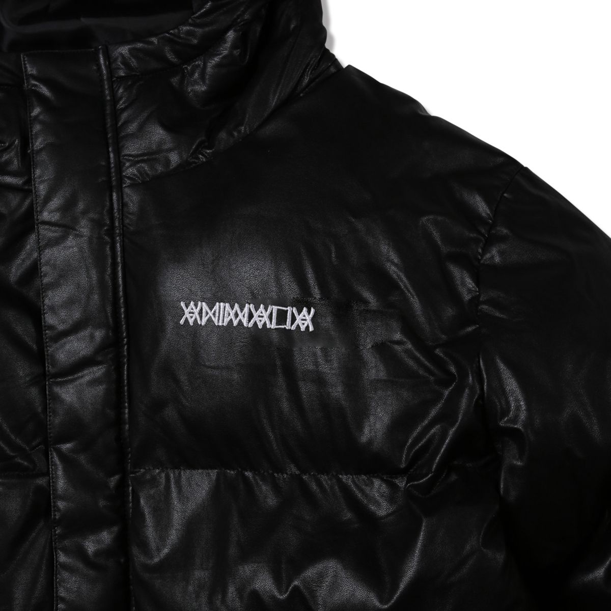 PUDDING PU LEATHER-JACKET