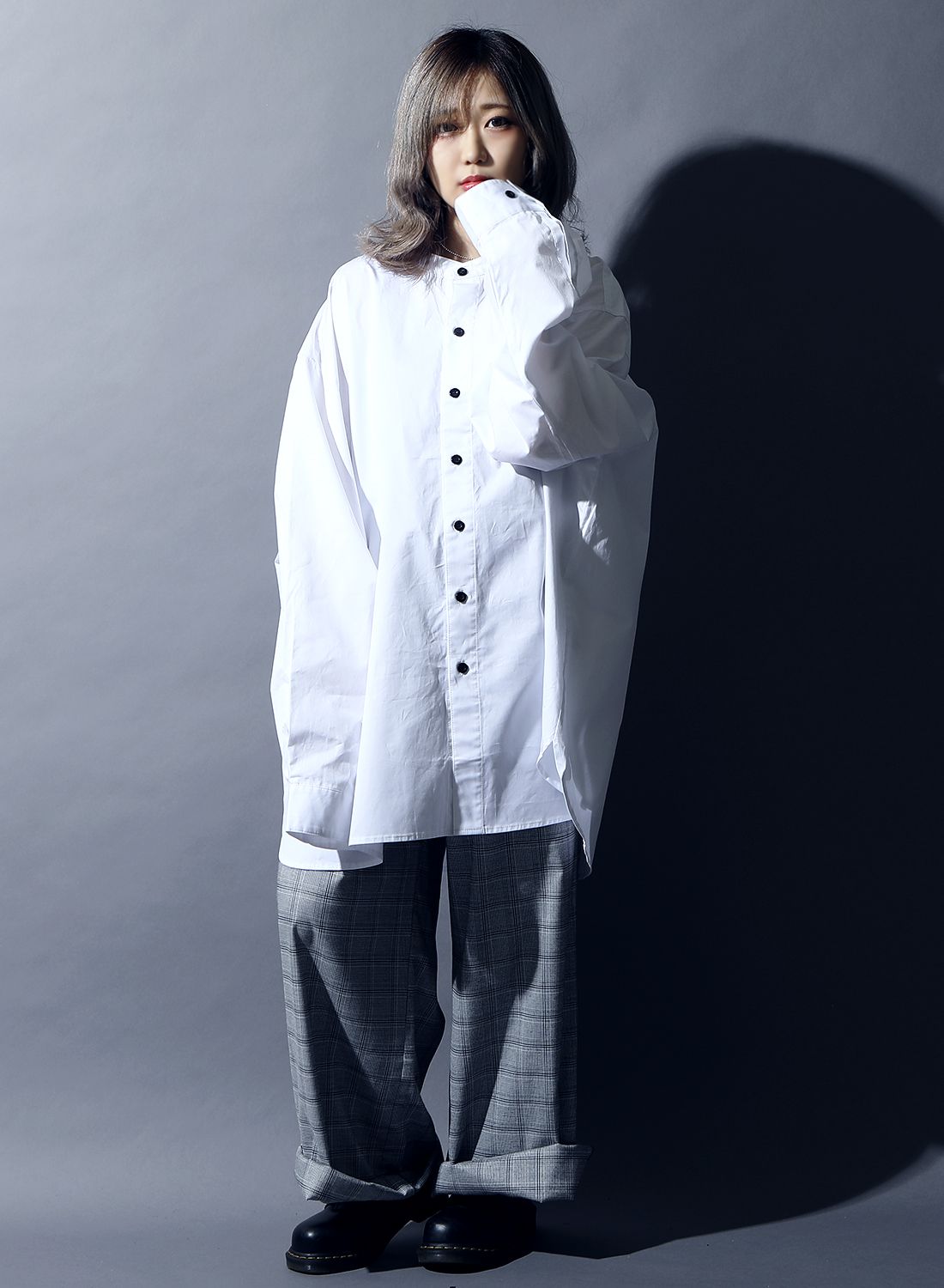 CHEAP -Band collar Shirts-
