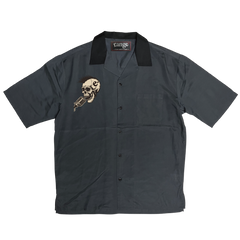 poly 50's style open shirts