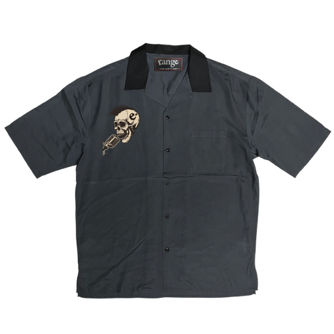 poly 50's style open shirts