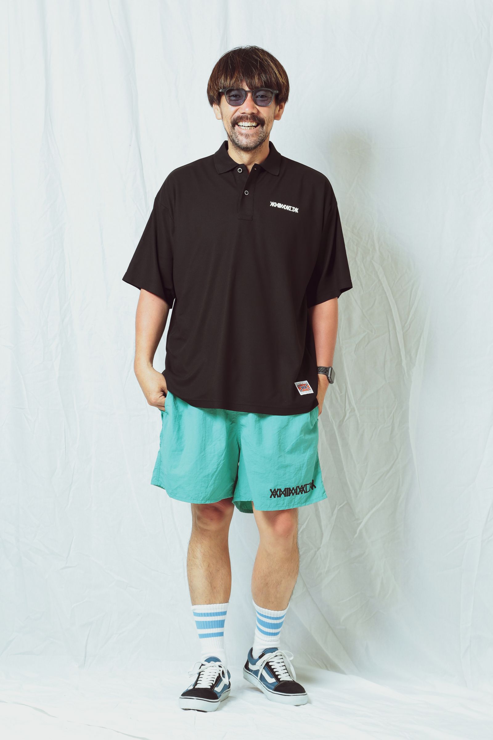 BIG SILHOUETTE POLO SHIRTS -WORK SUCKS-