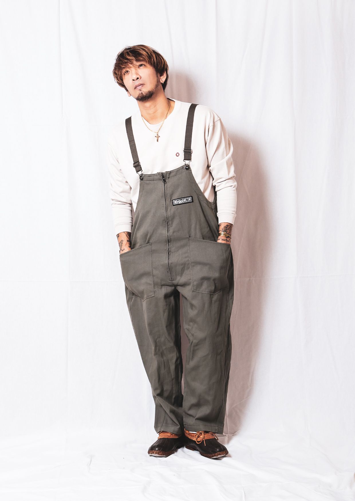 OVERALLS - Leather Patch