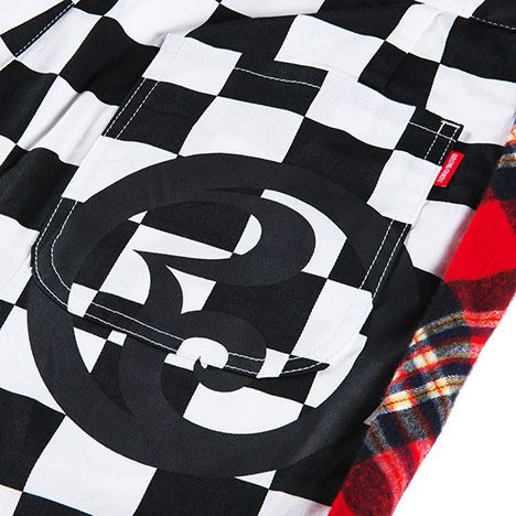 CHECKER FLAG FLARE-PANTS