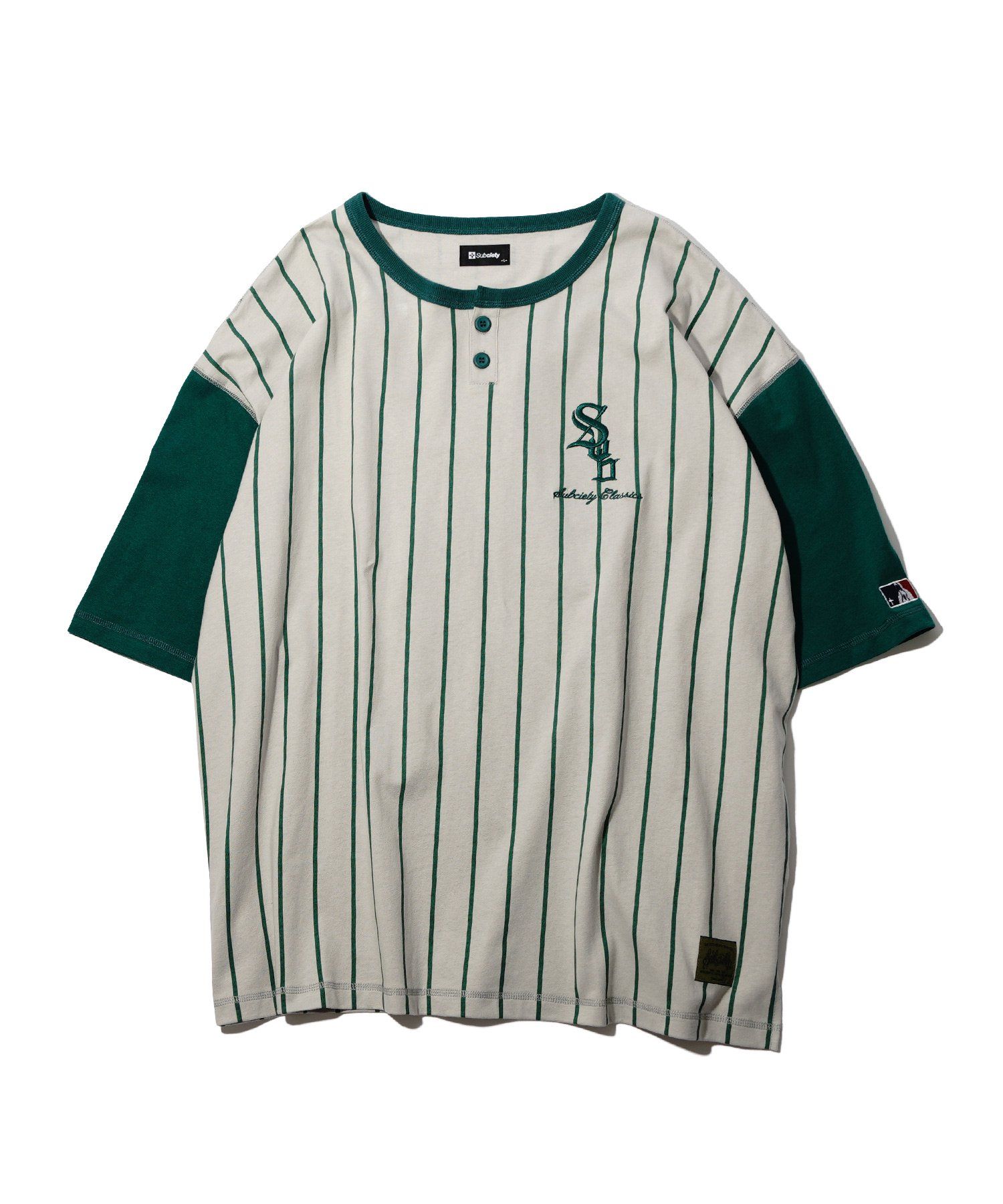 HENLEY NECK BASEBALL-TEE