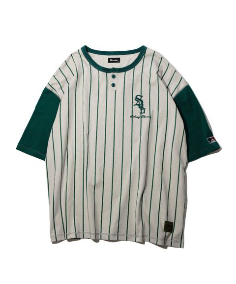 HENLEY NECK BASEBALL-TEE