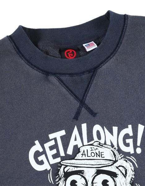 CREAM NERVOUS CREW-NECK