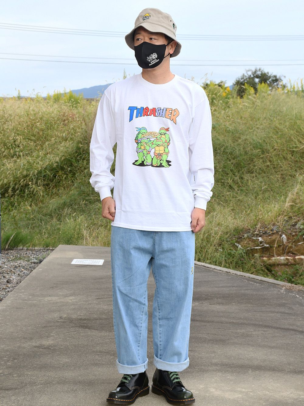 【TEENAGE MUTANT NINJA TURTLES×THRASHER】 L/S-T