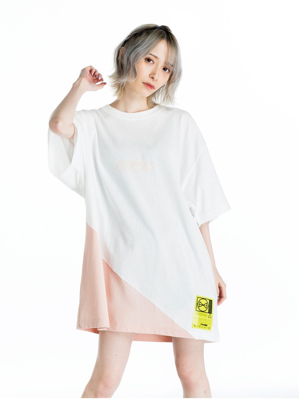 Crosscut “KINGYO” Bigshilhouette T-shirt