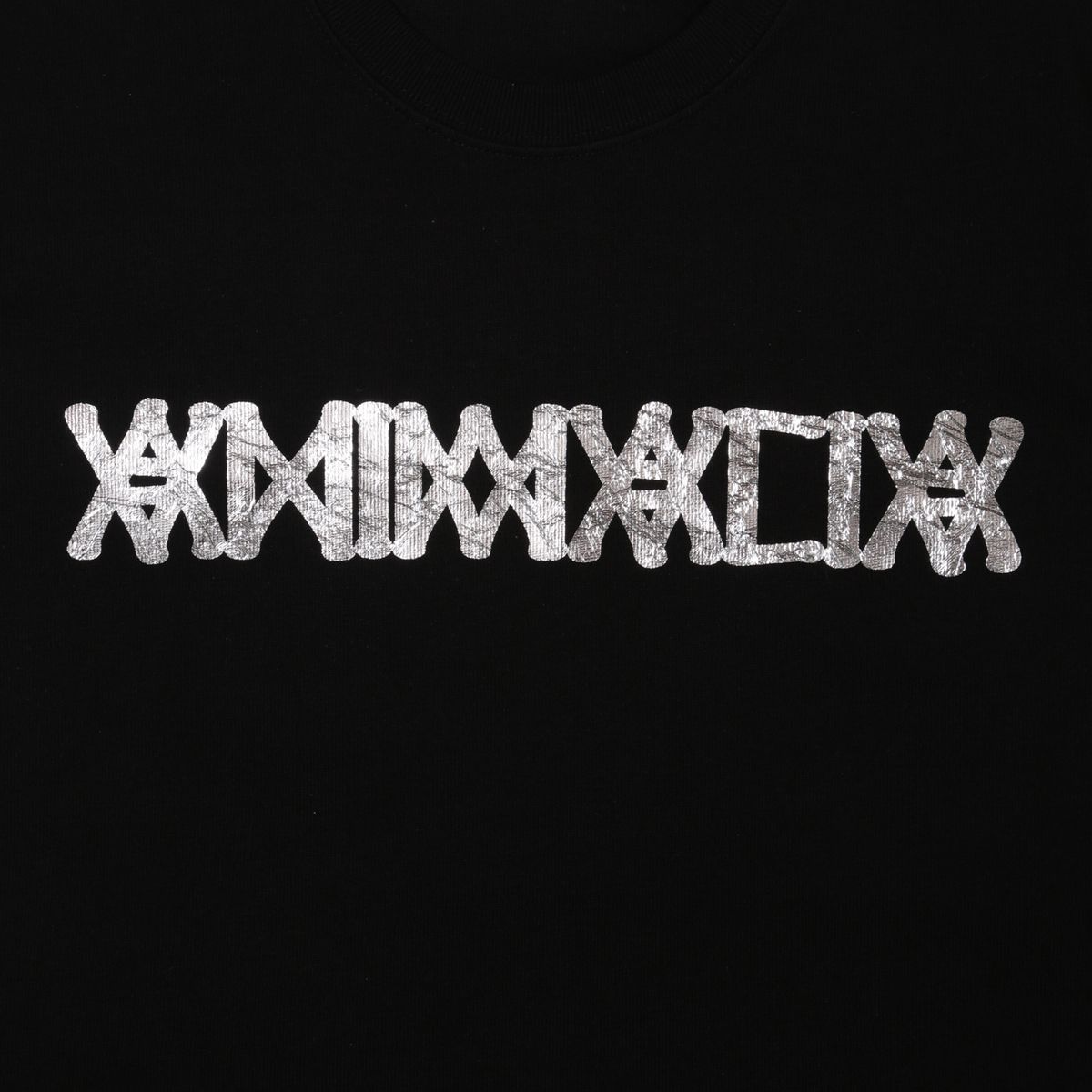 HEAVY S/S TEE-FOIL PRINT LOGO