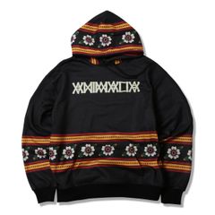 ATTERNED ALL OVER HOODIE : Vintage Flowers