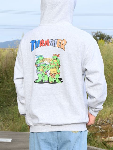 【TEENAGE MUTANT NINJA TURTLES×THRASHER】 HOODIE