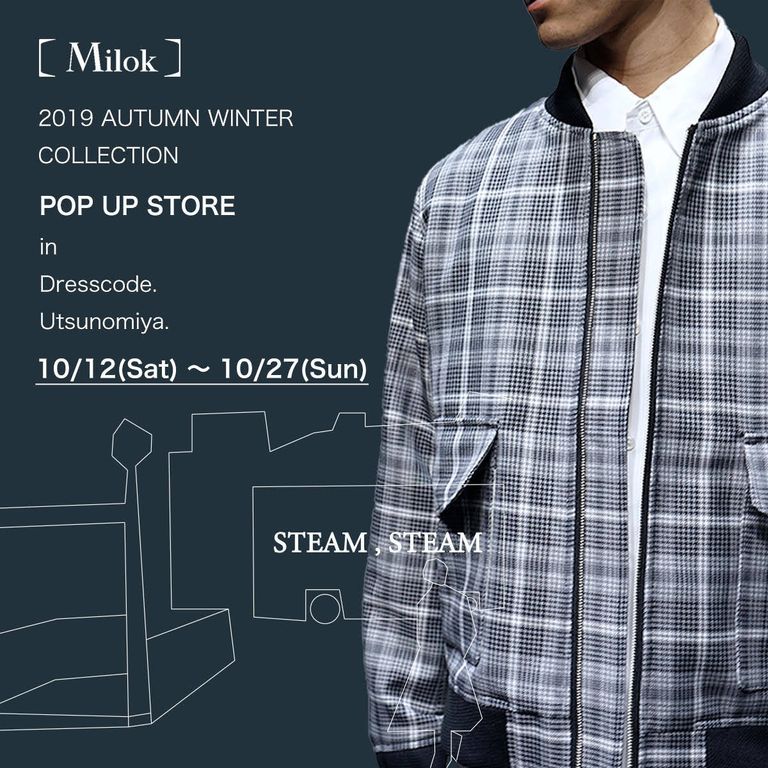 【Milok】POPUP STOREのお知らせ
