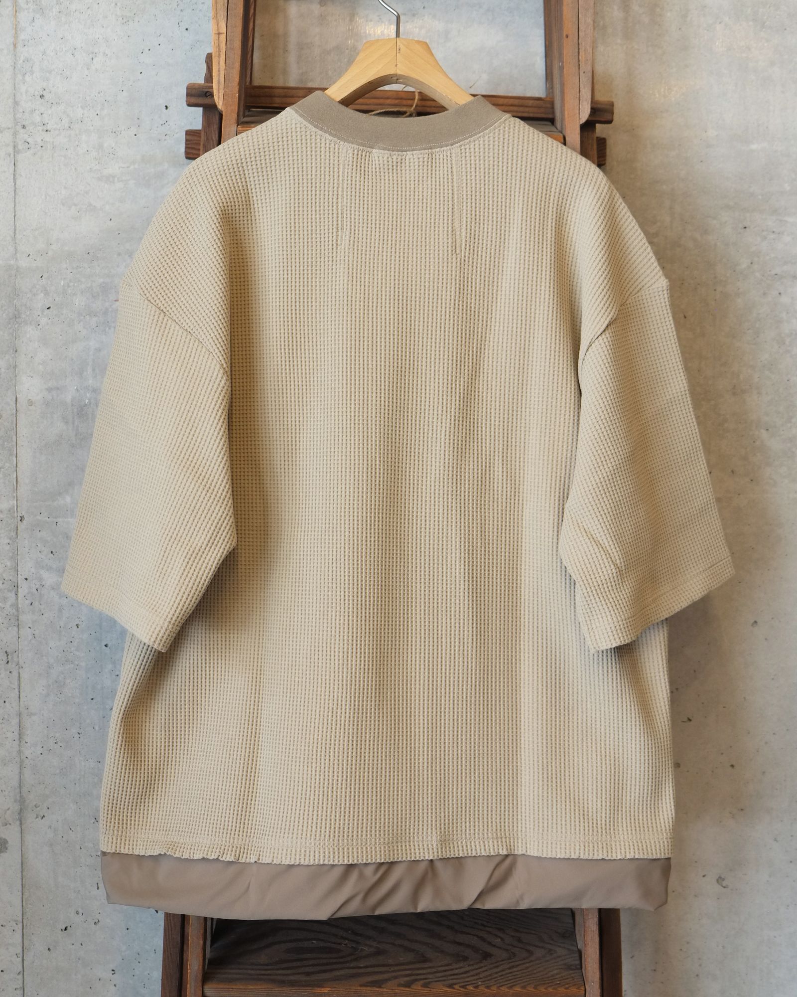 SOLOTEX Waffle S/S Tee / ショートスリーブTシャツ / ベージュ /MW-CT26106