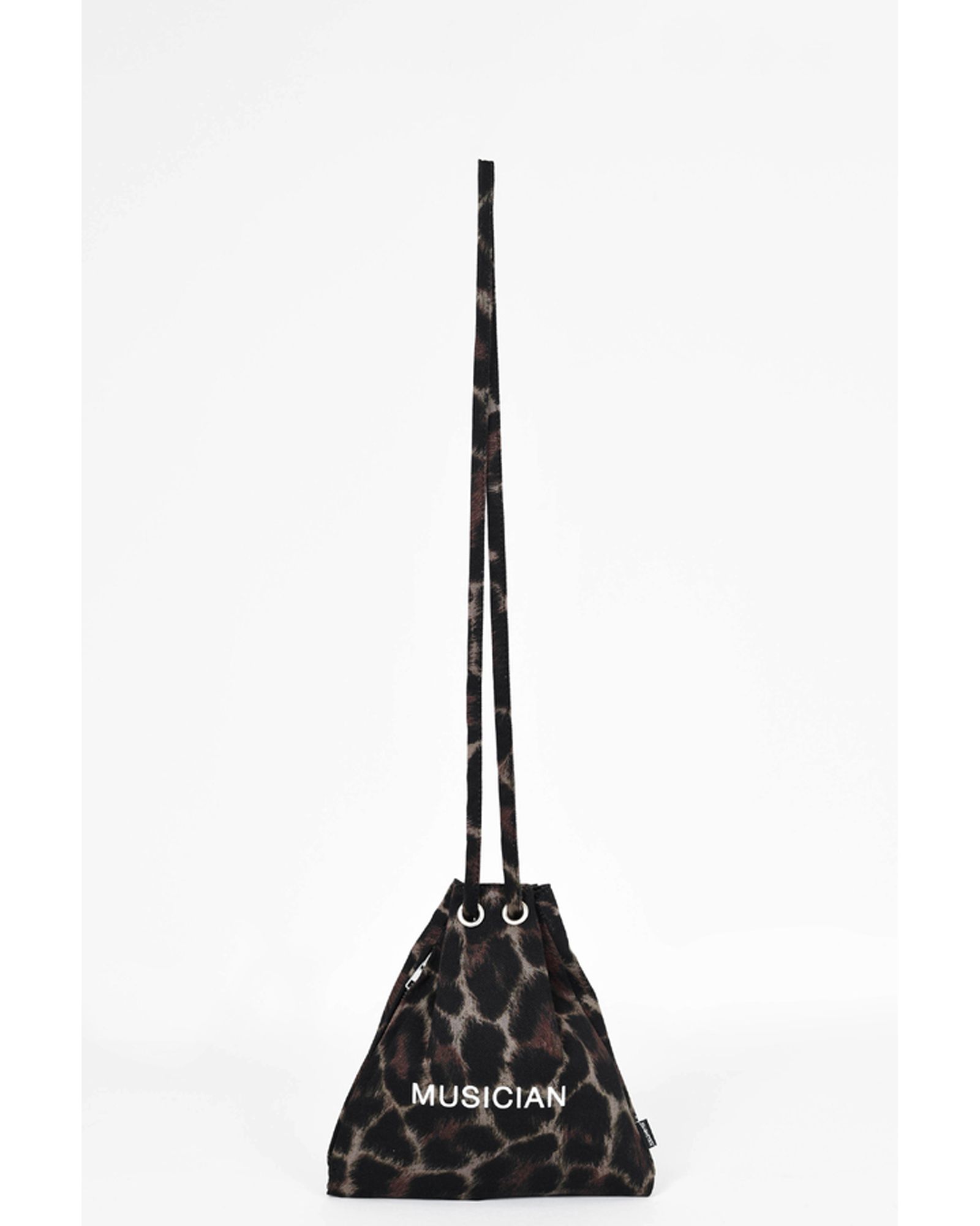 Leopard Mini Drawstring Bag