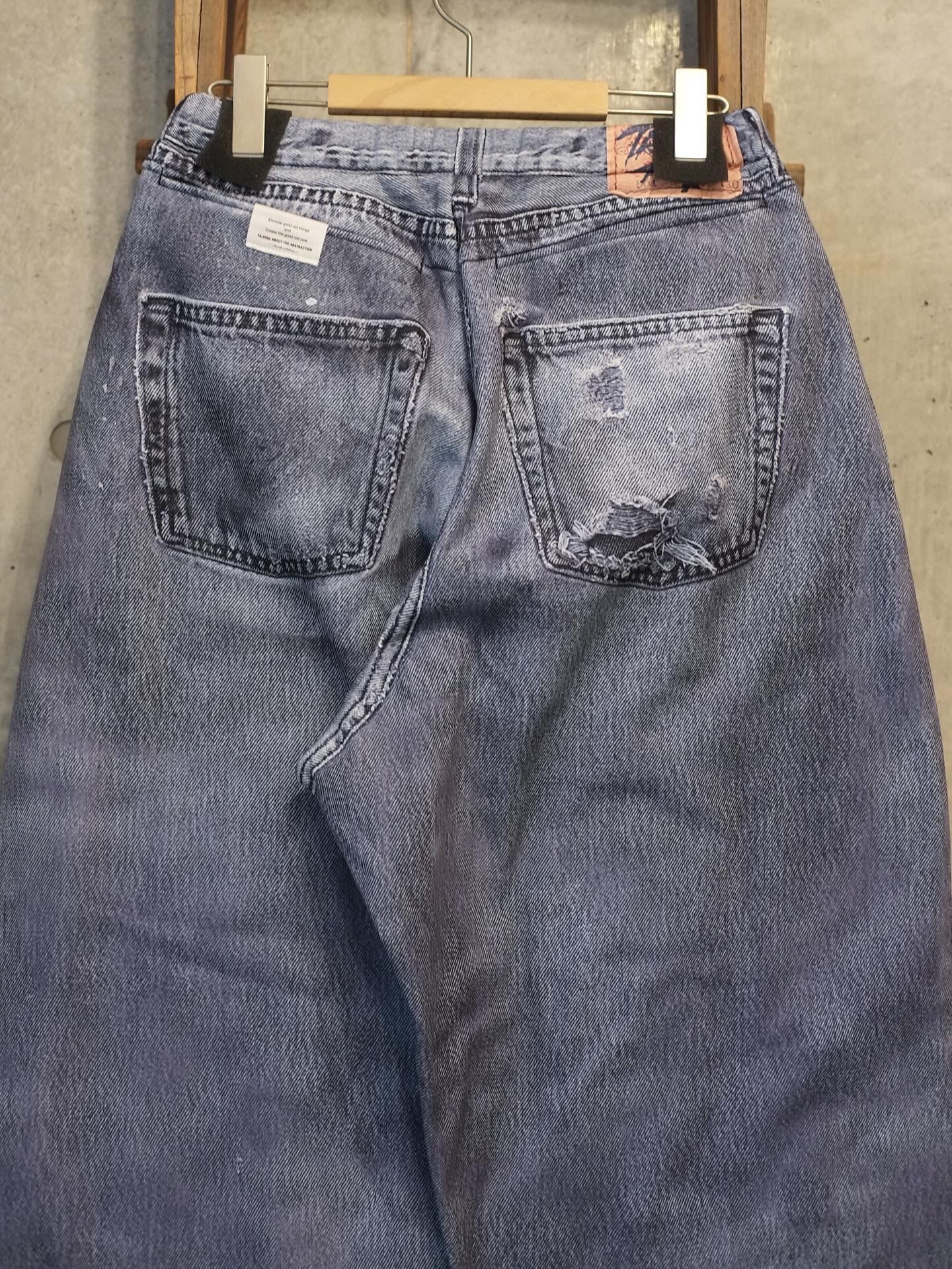 Denim Printfleece Lining Wide PT