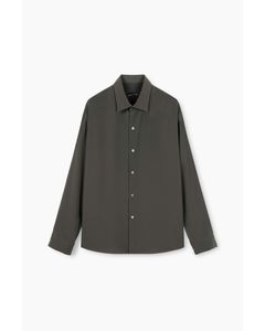 DECHINE COMFORT SHIRT / ロングスリーブ シャツ / グレー / 2226-104