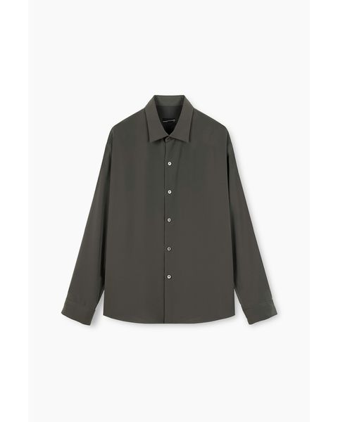 DECHINE COMFORT SHIRT / ロングスリーブ シャツ / グレー / 2226-104