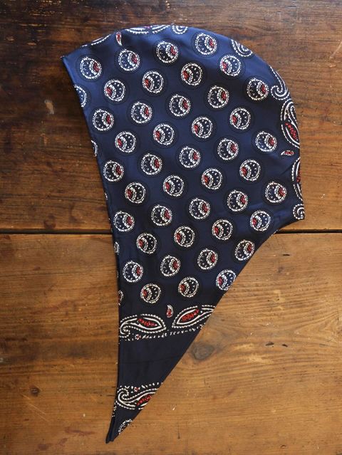 Paisley Silk Hoody Scarf