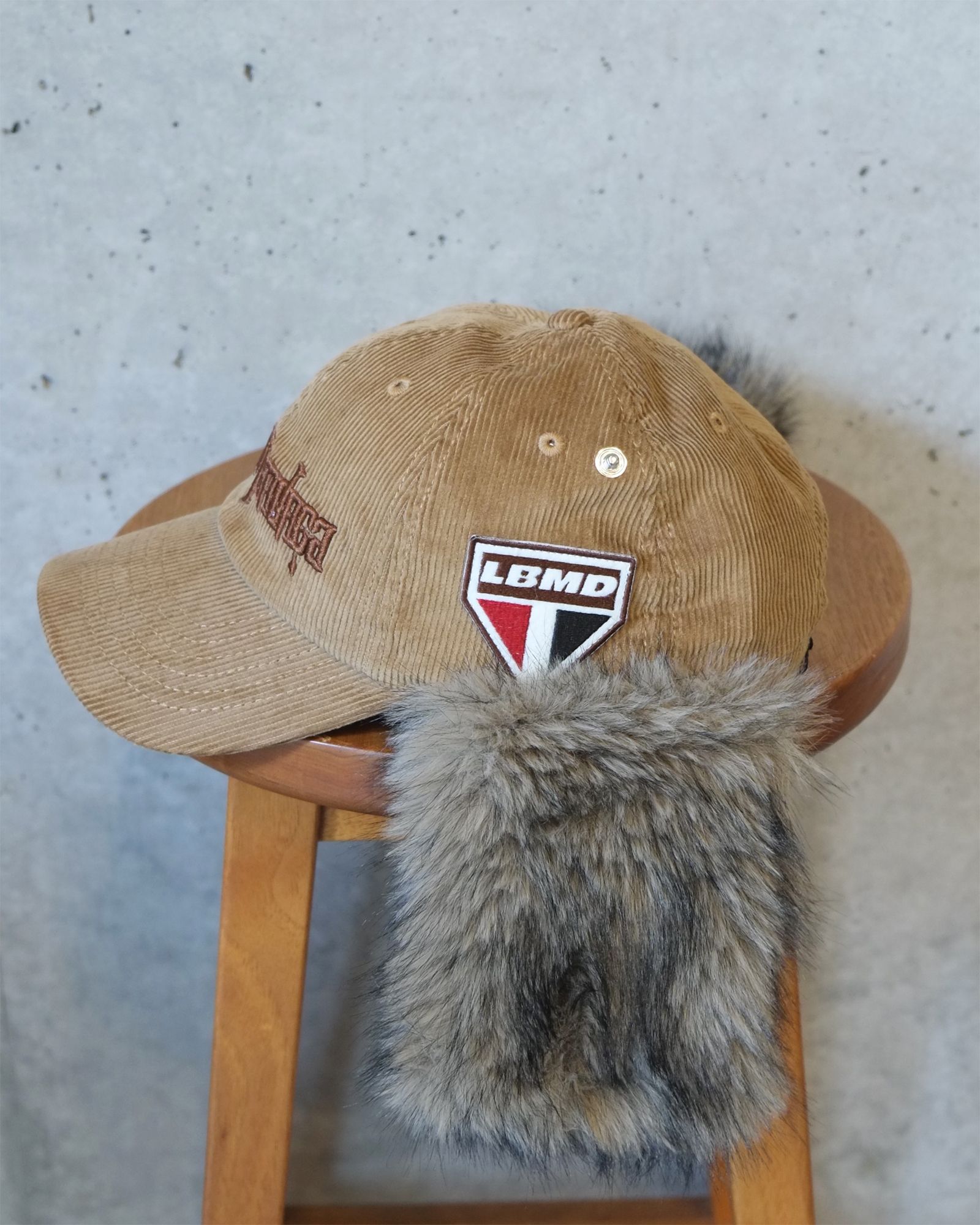 CORDUROY FLIGHT CAP / コーデュロイ フライト キャップ / ベージュ / LM-26aw-1235