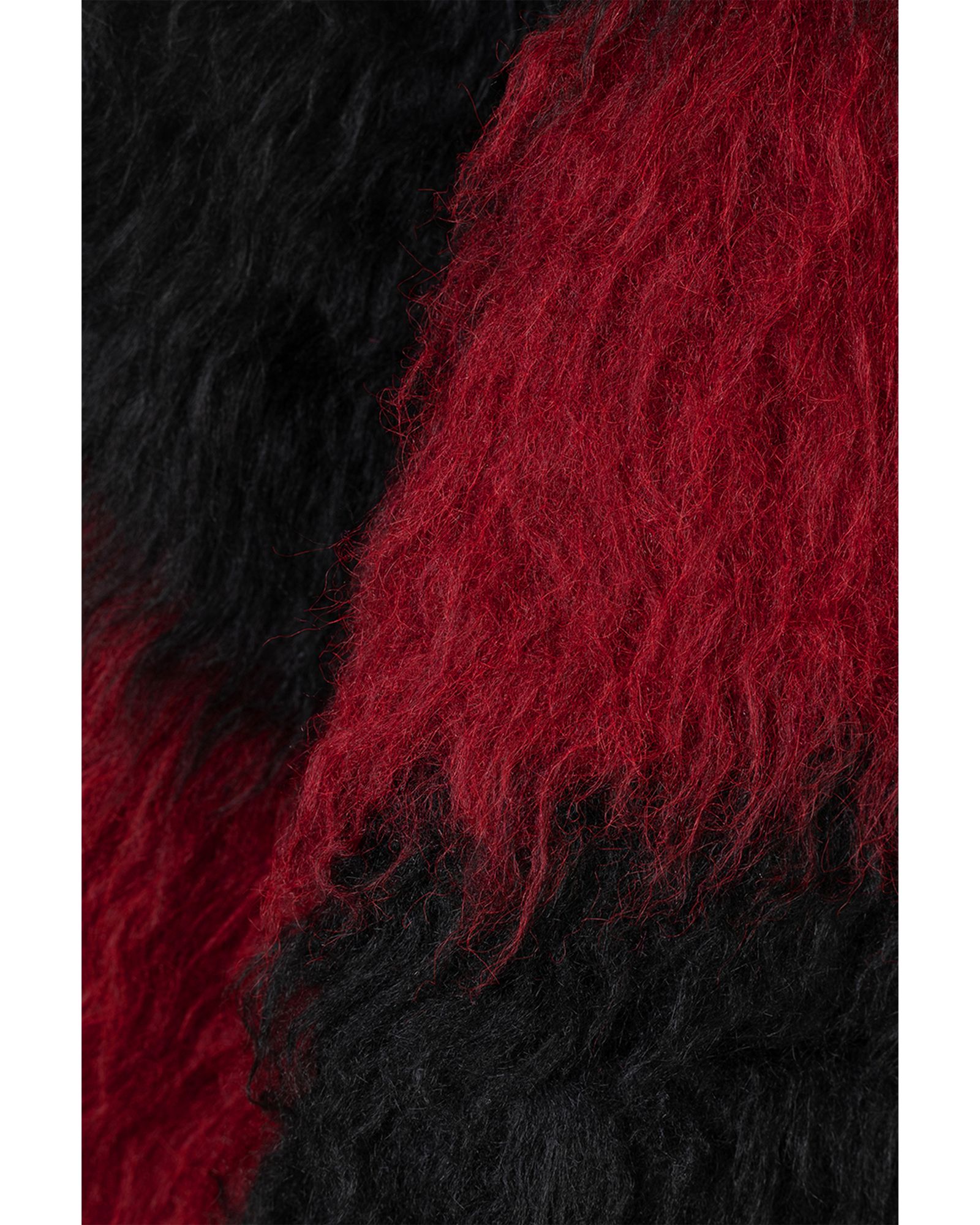 Shaggy Border Knit Cardigan