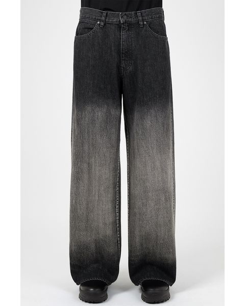 11.5oz GRADATION DENIM WIDE STRAIGHT PANTS