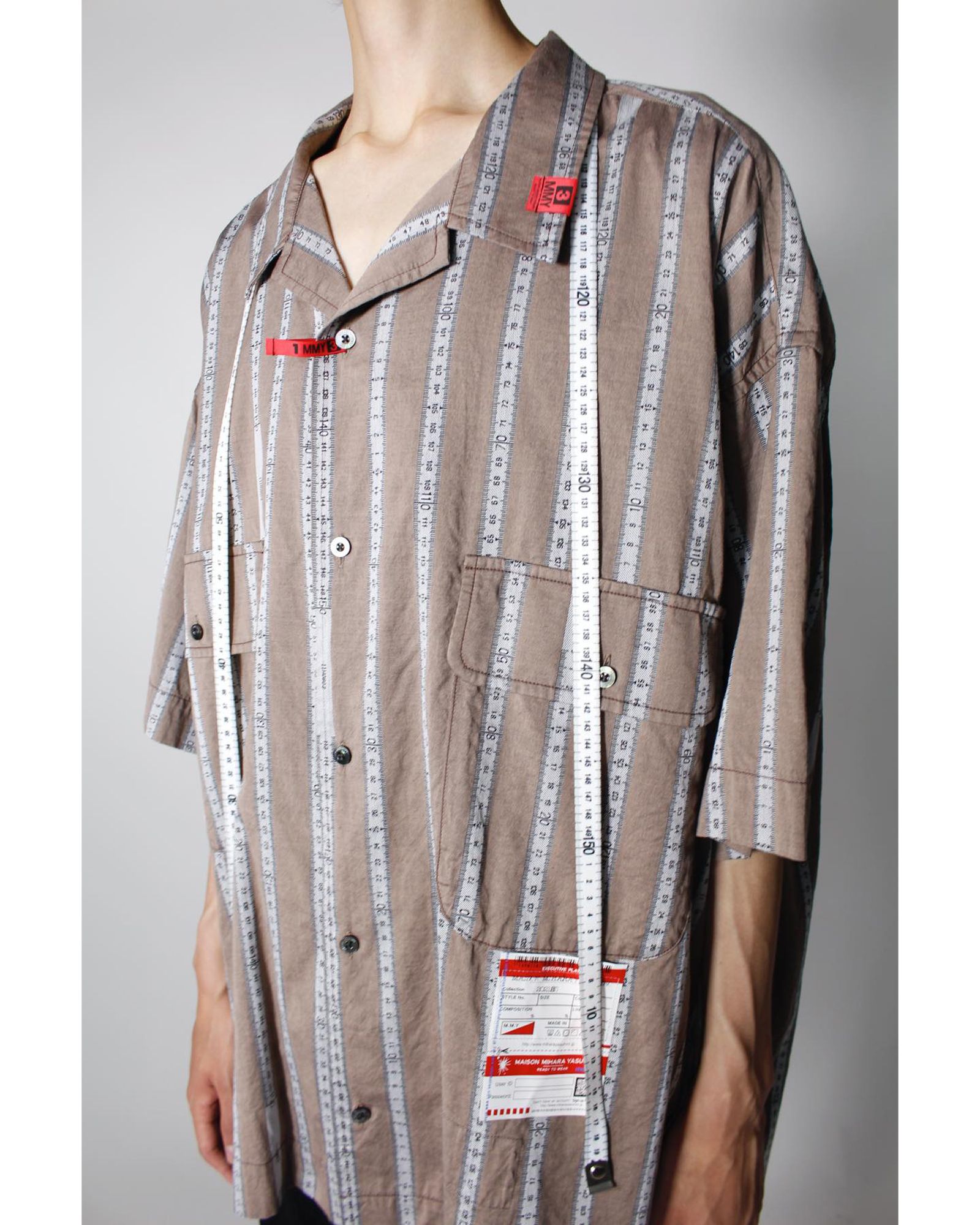 Majour Jaquard Half Sleeve Shirt