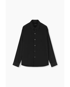 DECHINE COMFORT SHIRT / ロングスリーブ シャツ / ブラック / 2226-104