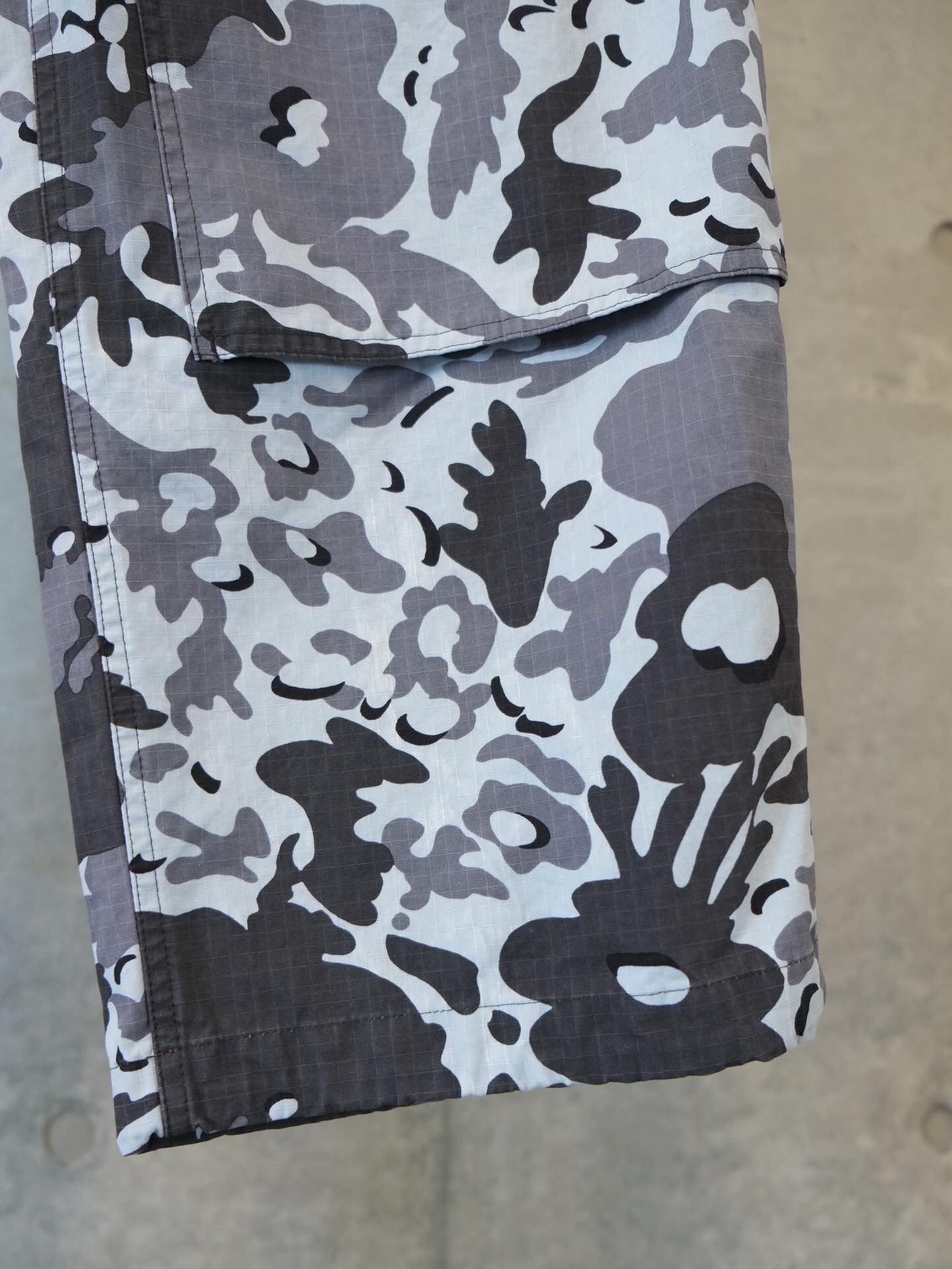 Camo Flower Double Knee Pants