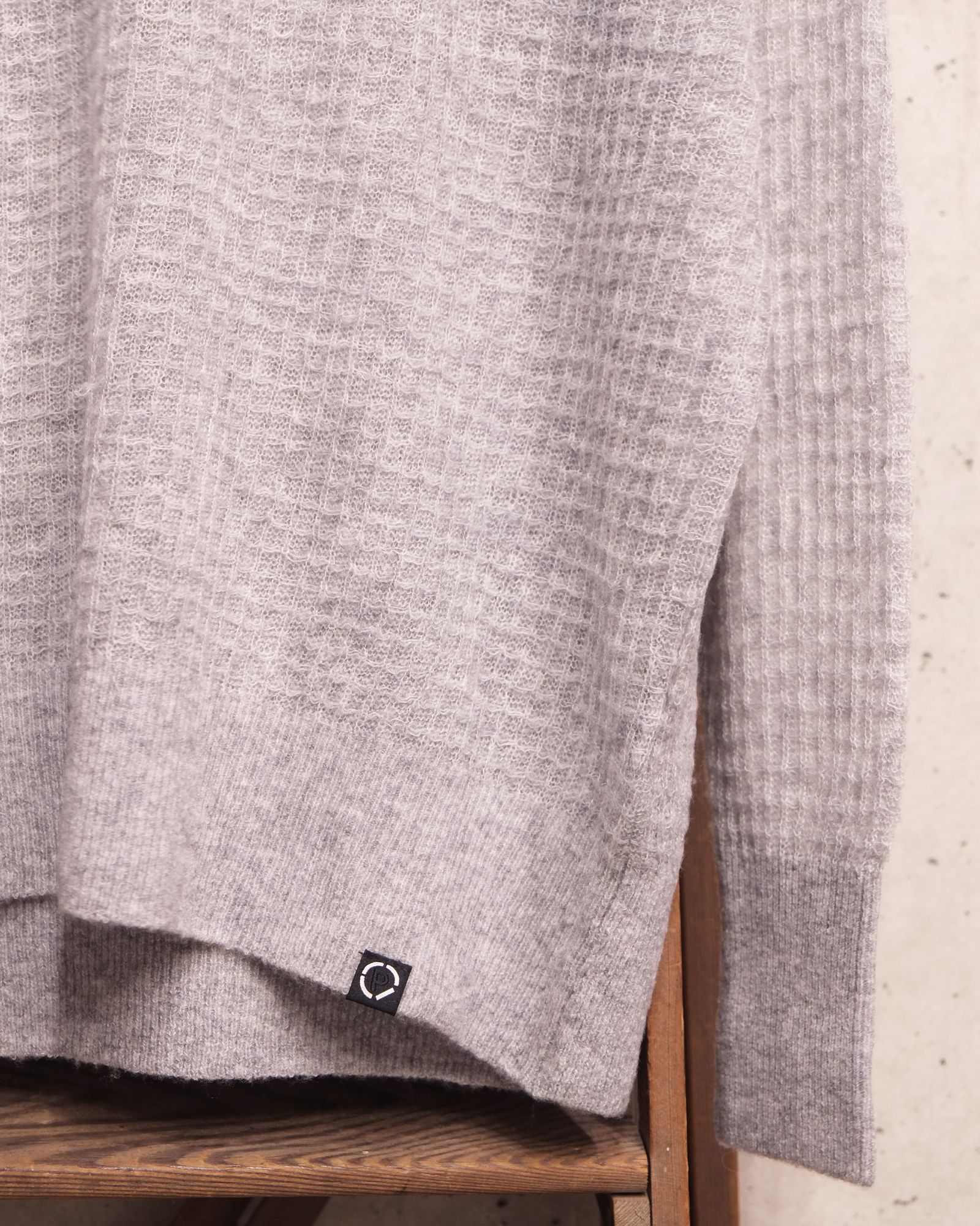 Aiy Merino Waffle Sweater / ニット / グレー / PD-262-KN-071